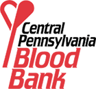 A red spoon with blood bank written on it.